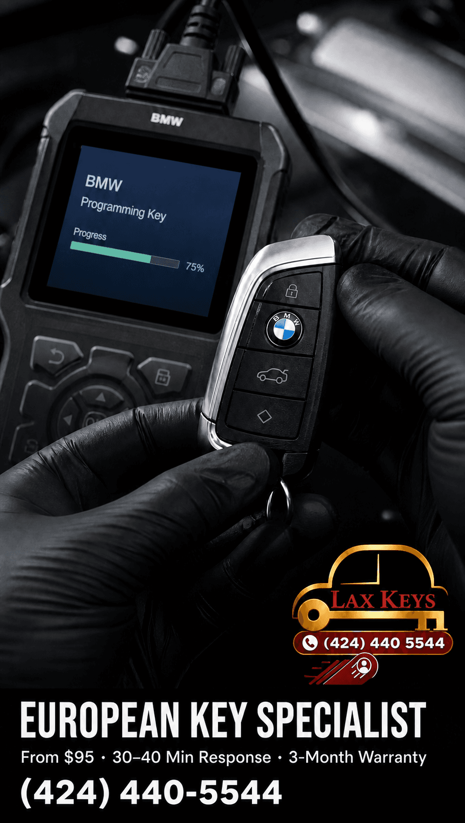 BMW key programming by LAX Keys